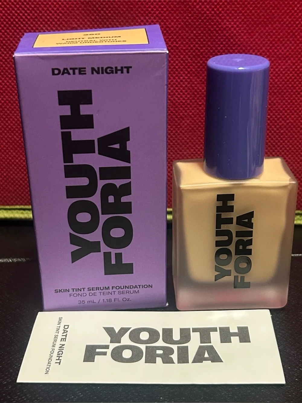 YOUTHFORIA Skin Tint Serum Foundation #260 Light Medium Neutral Warm Undertones